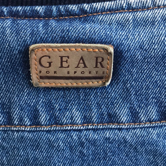 VINTAGE GEAR DALLAS MORNING NEWS PRESS JEAN JACKET - Picture 6 of 12